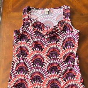 Covington Colorful Patterned Tank Top